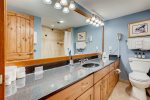 Spacious master bathroom in this four bedroom